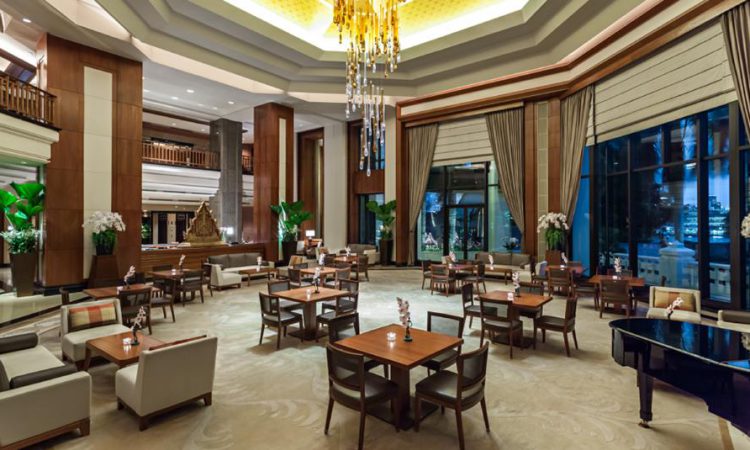 the lobby