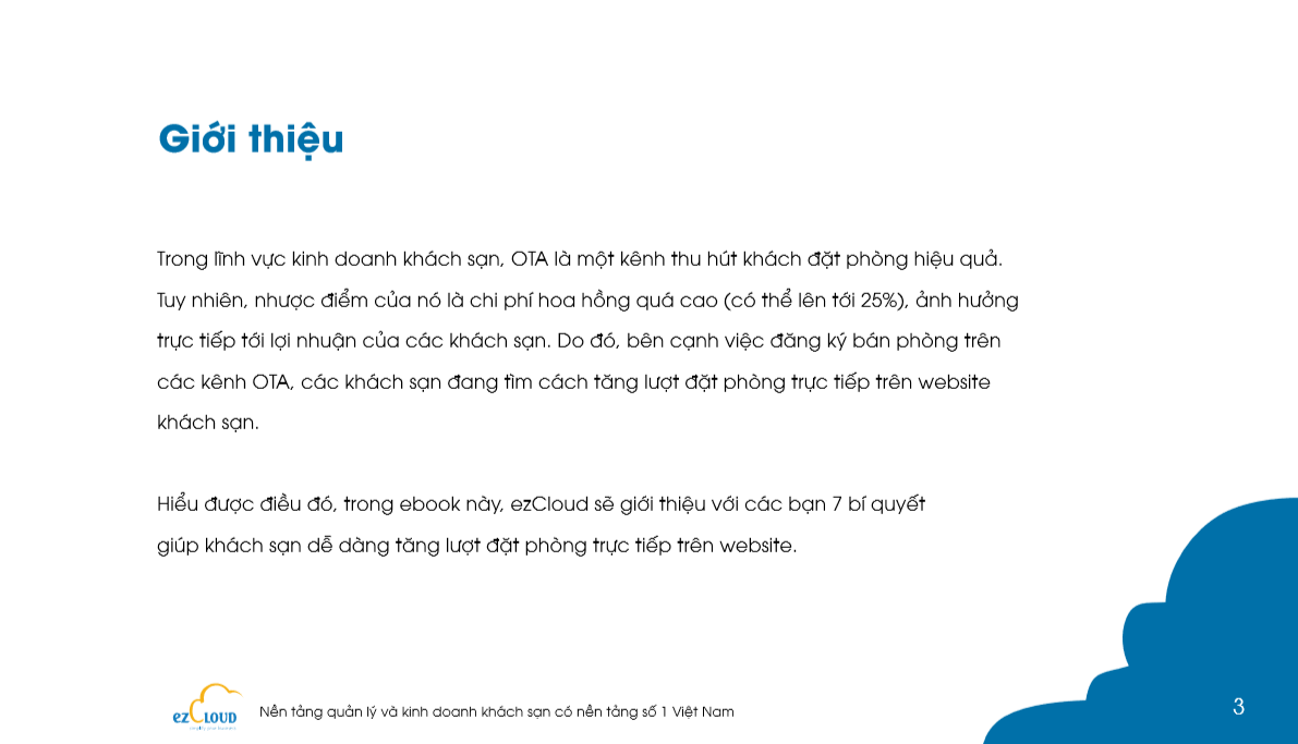 Ebook tăng lượt đặt phòng trực tiếp