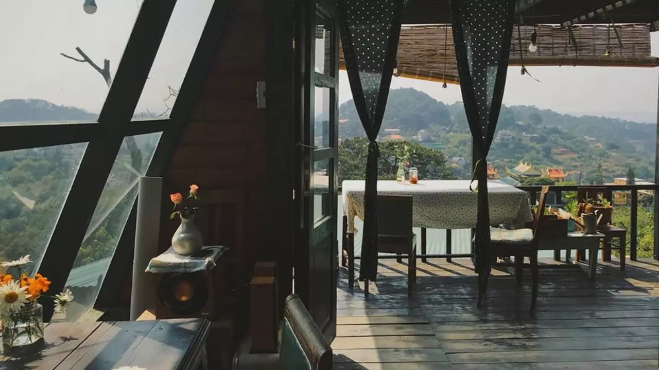 homestay đà lạt view đồi núi