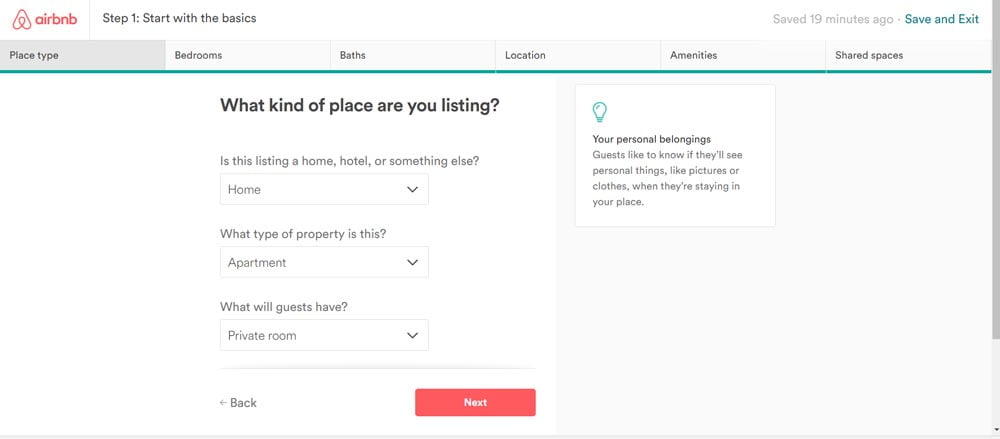 Đăng ký bán phòng trên Airbnb