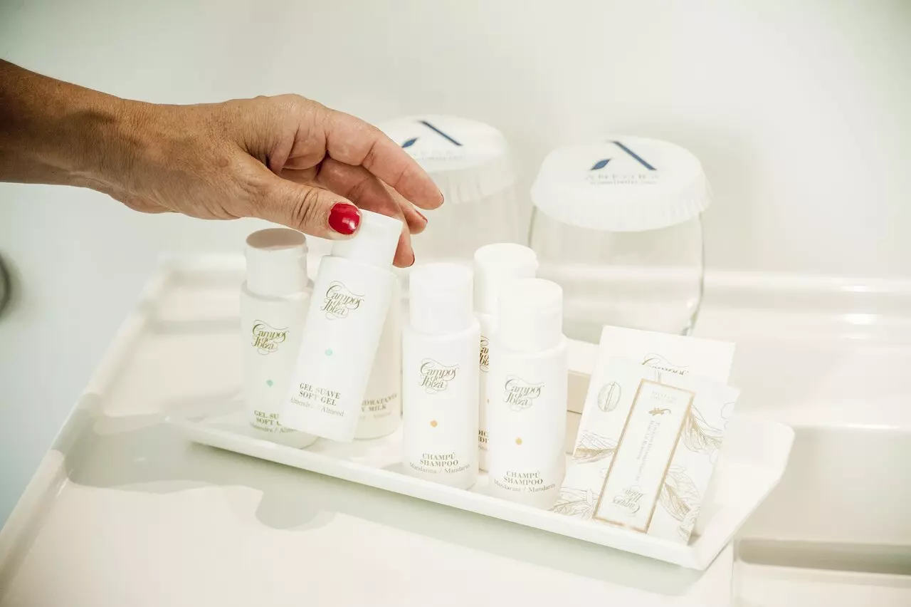 amenities có thiết kế riêng của khách sạn