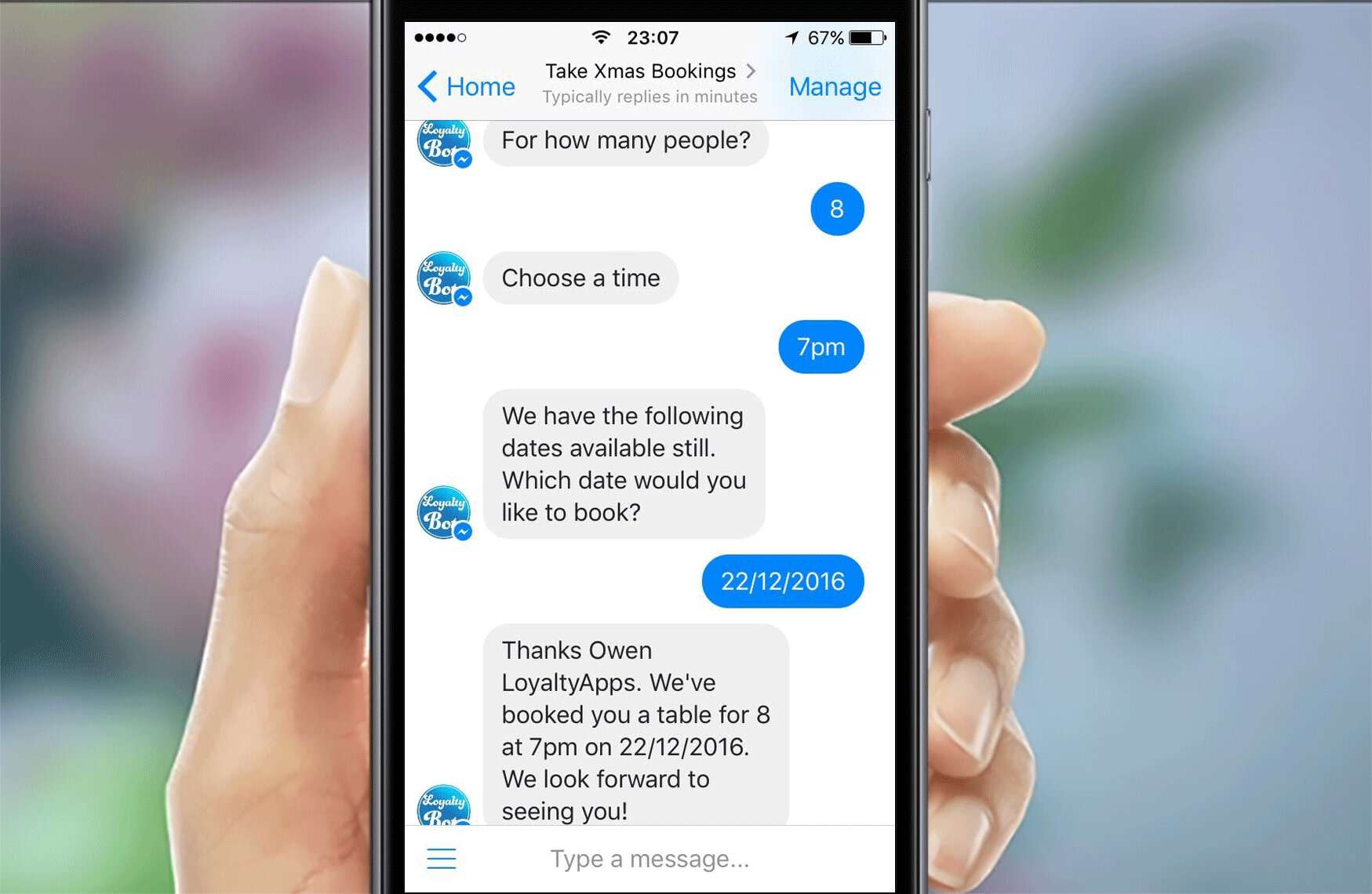 ứng dụng chatbot trong khách sạn