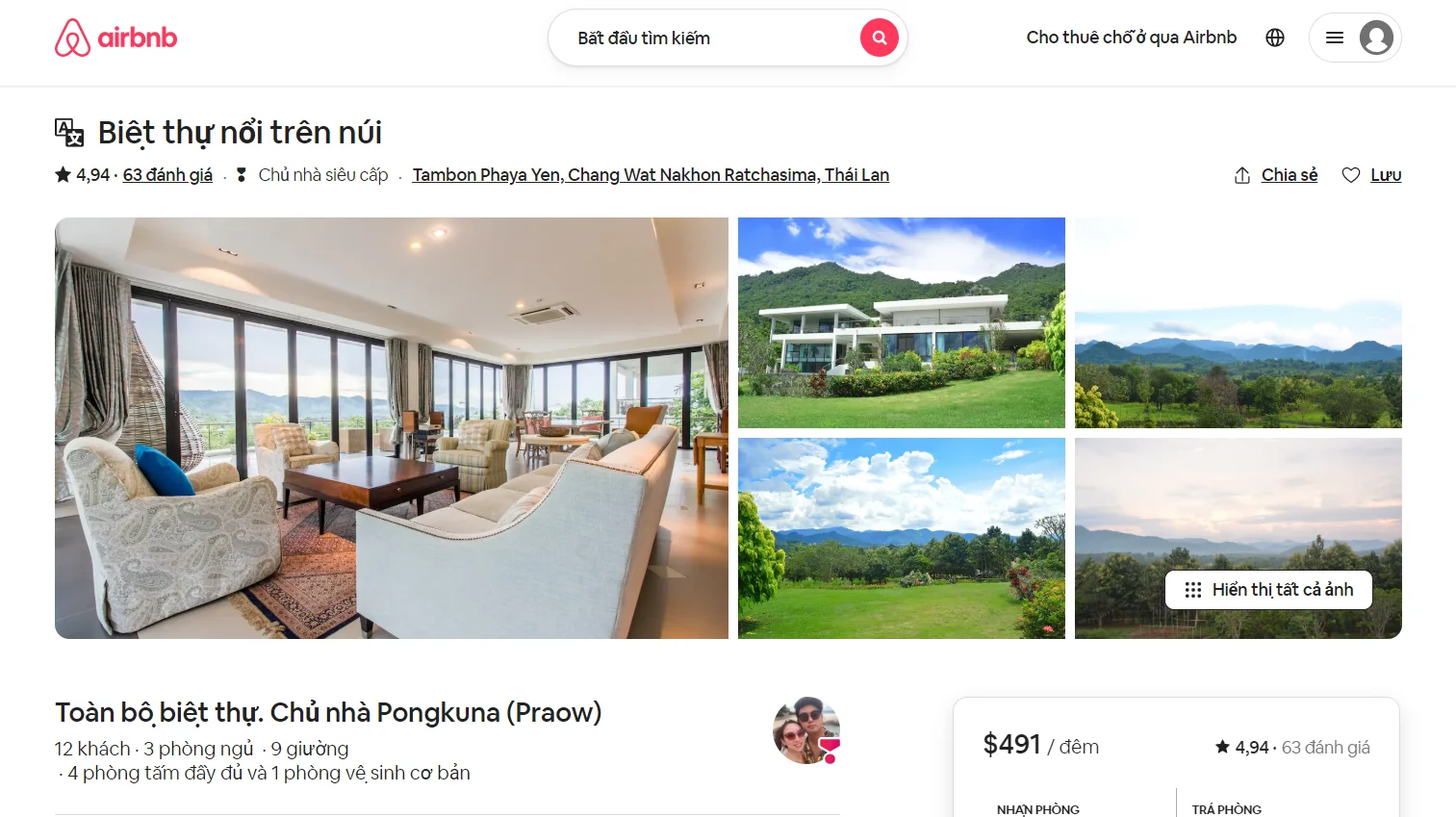 hình ảnh đẹp trên airbnb