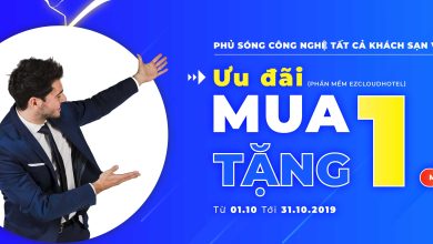 Phủ sóng công nghệ tất cả khách sạn vừa và nhỏ - Ưu đãi MUA 1 TẶNG 1