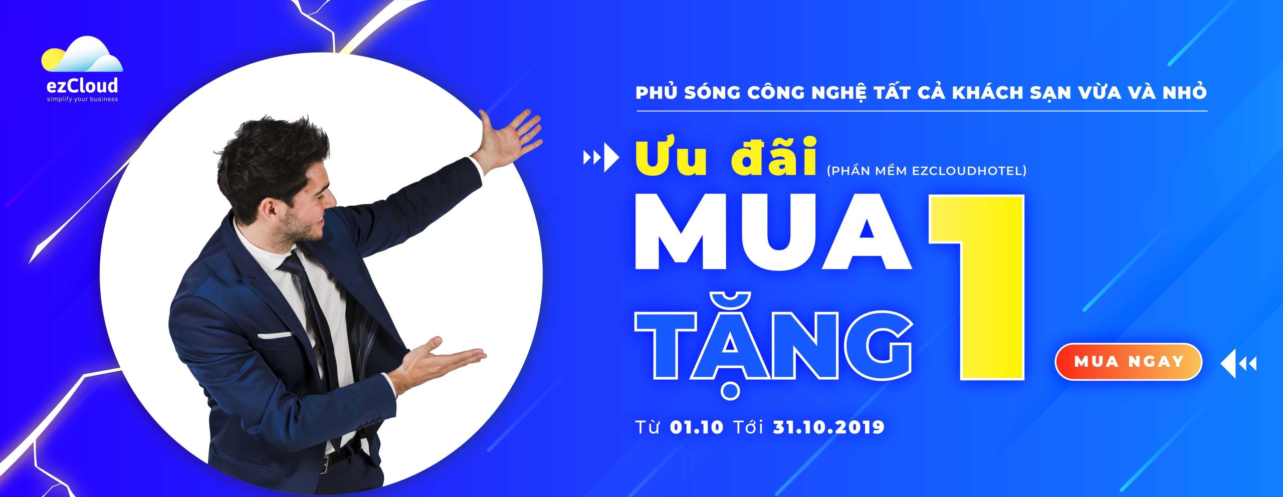 Phủ sóng công nghệ tất cả khách sạn vừa và nhỏ - Ưu đãi MUA 1 TẶNG 1