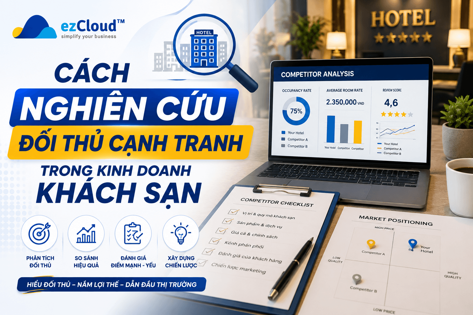 cách nghiên cứu đối thủ cạnh tranh trong kinh doanh khách sạn