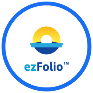 logo ezFolio hinh tron