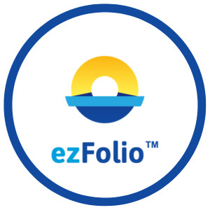 ezfolio logo homepage