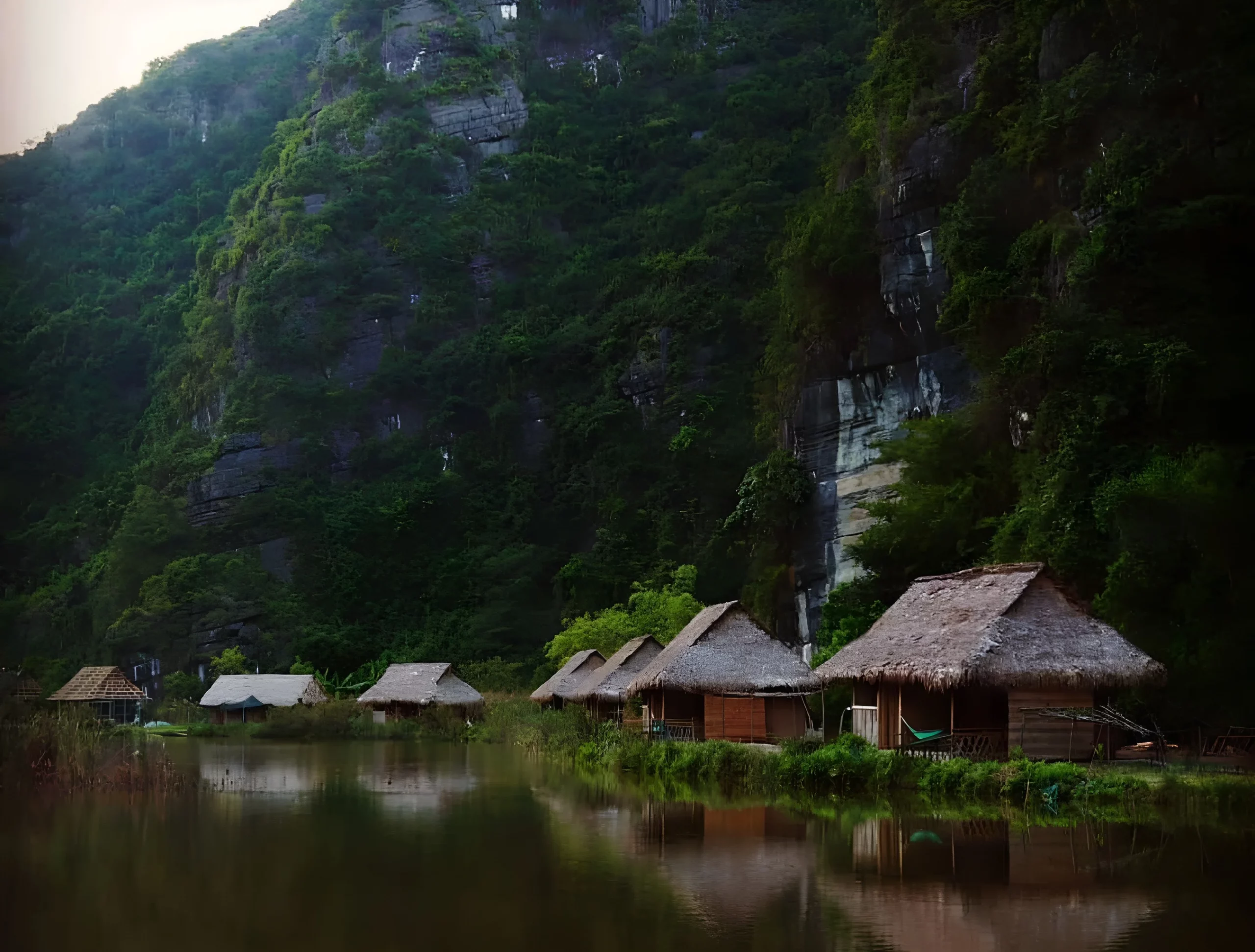 không gian ninh bình valley homestay