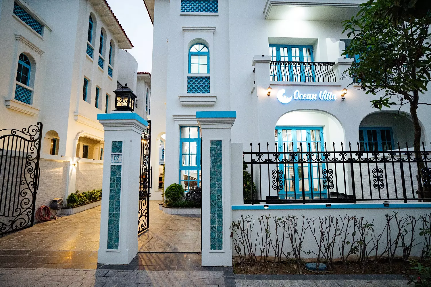 ocean villa nhìn chính diện