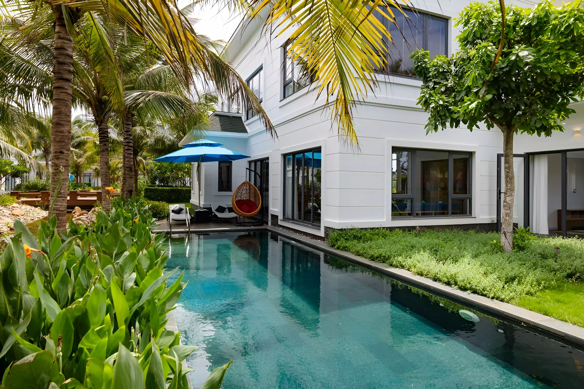 parami villa nhìn từ bên ngoài