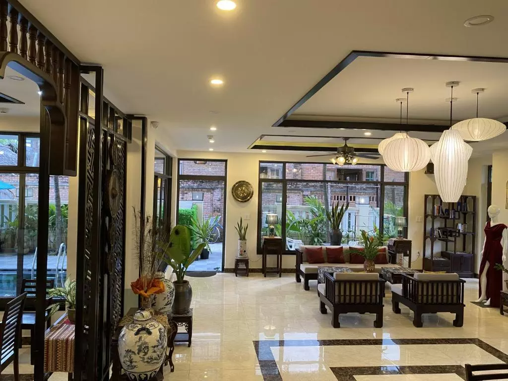 thiết kế phòng khách sang trọng tại the quin riverside villa