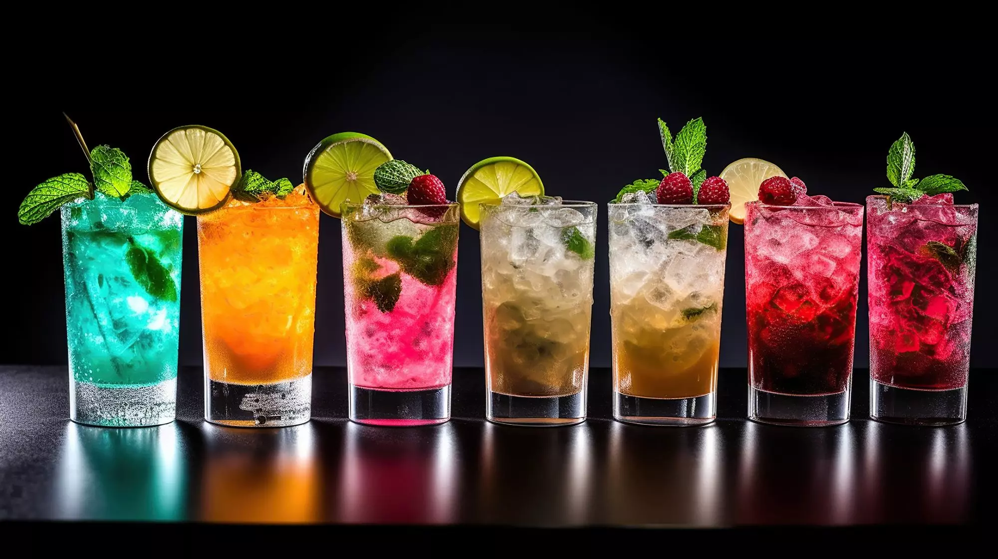 các loại mocktail khác nhau