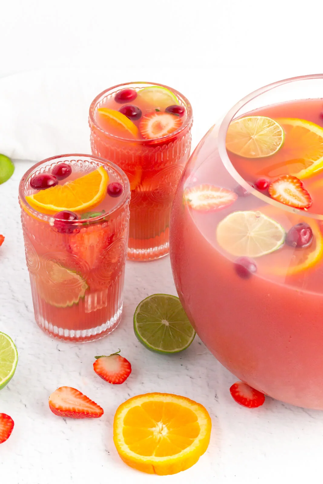 thức uống fruit punch mocktail