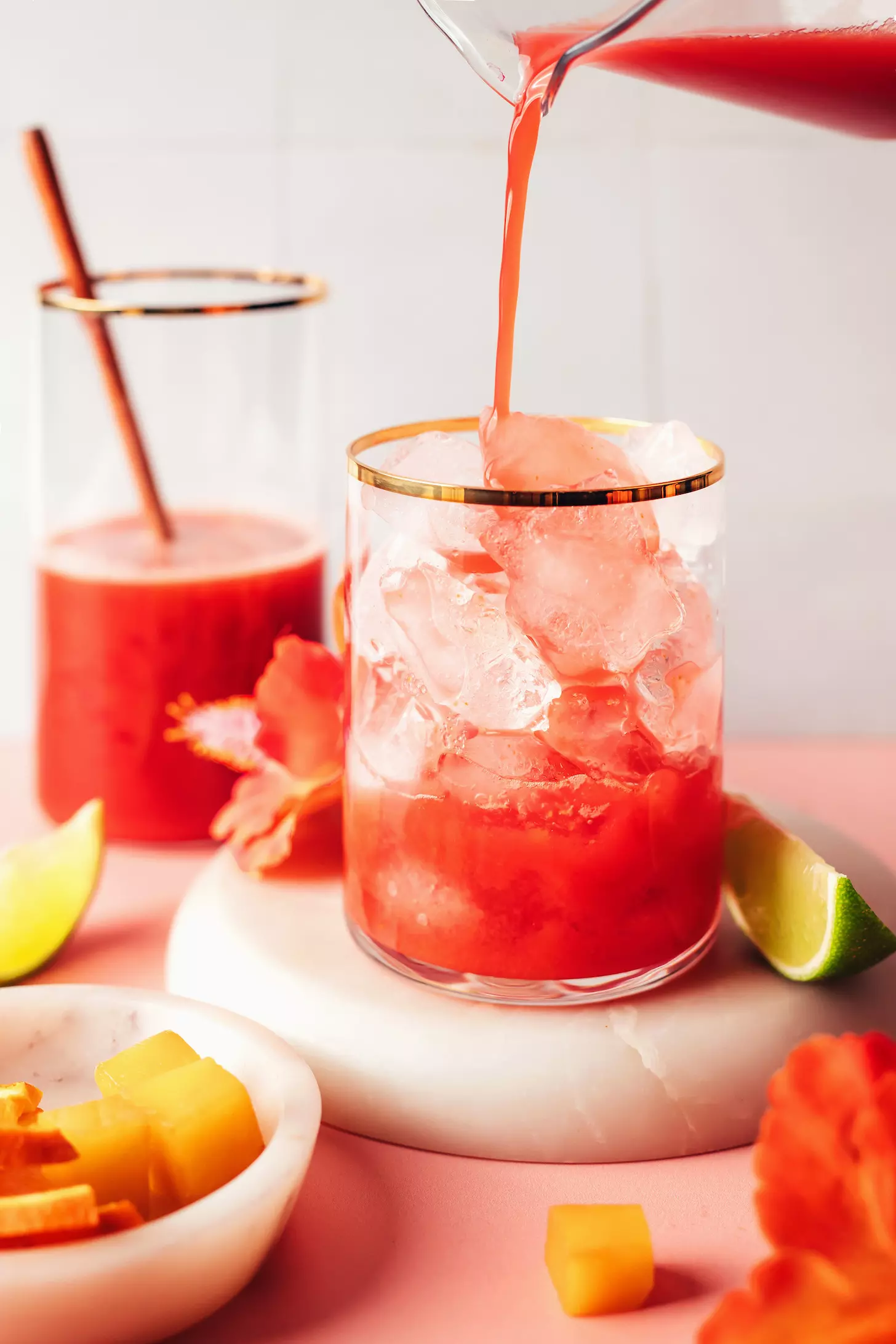 thức uống hibiscus mocktail