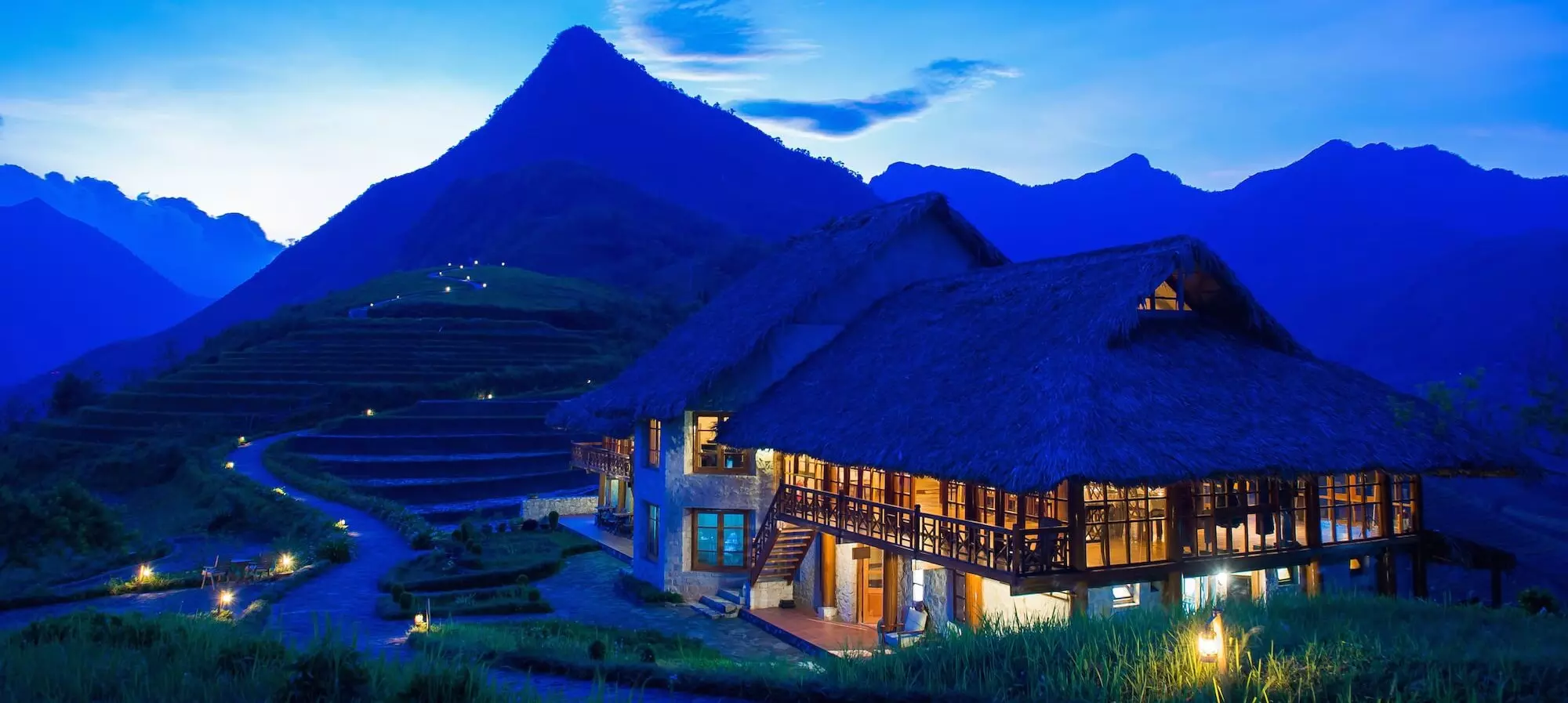 topas ecolodge sapa vào buổi đêm