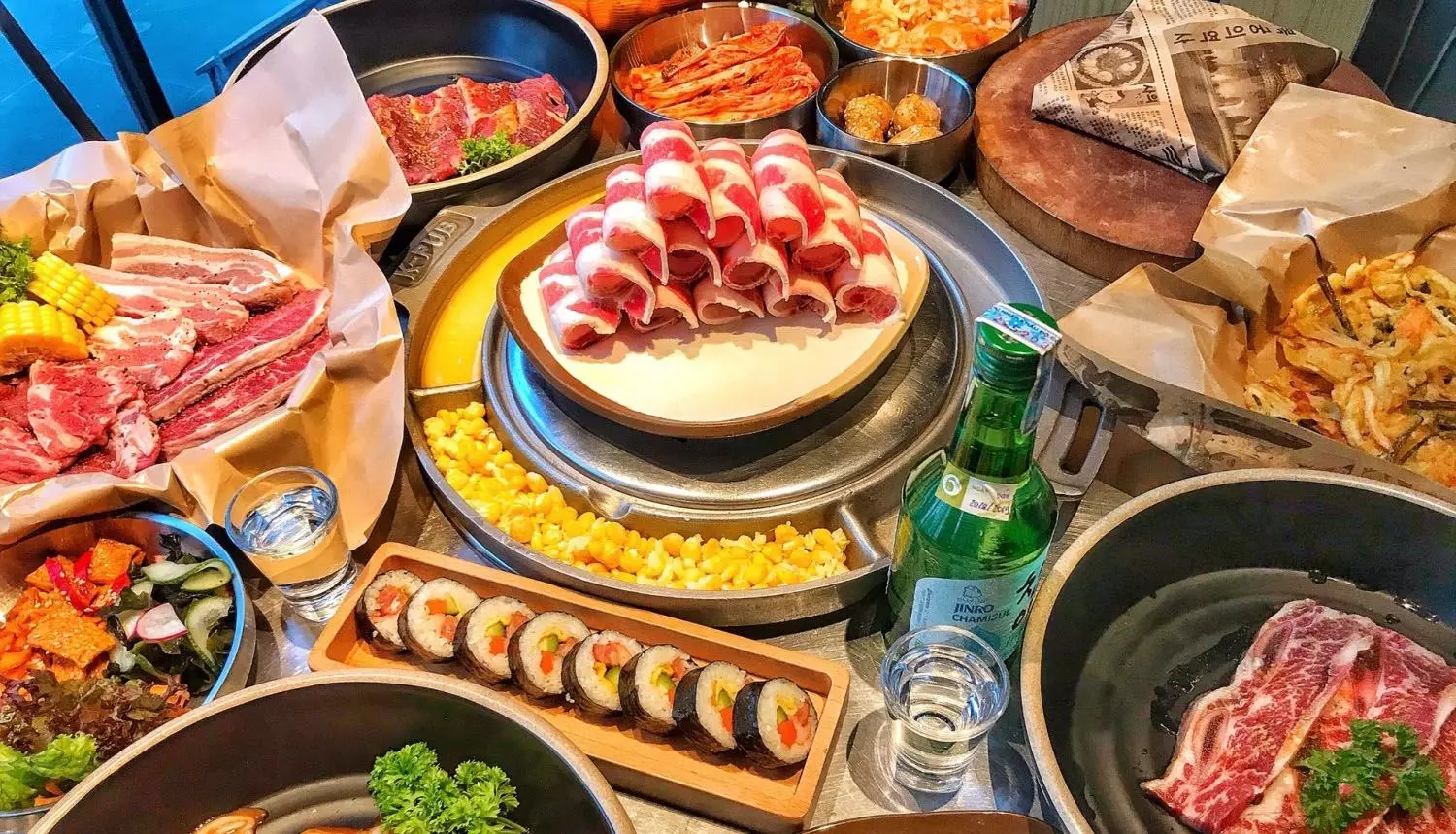 buffet thịt nướng