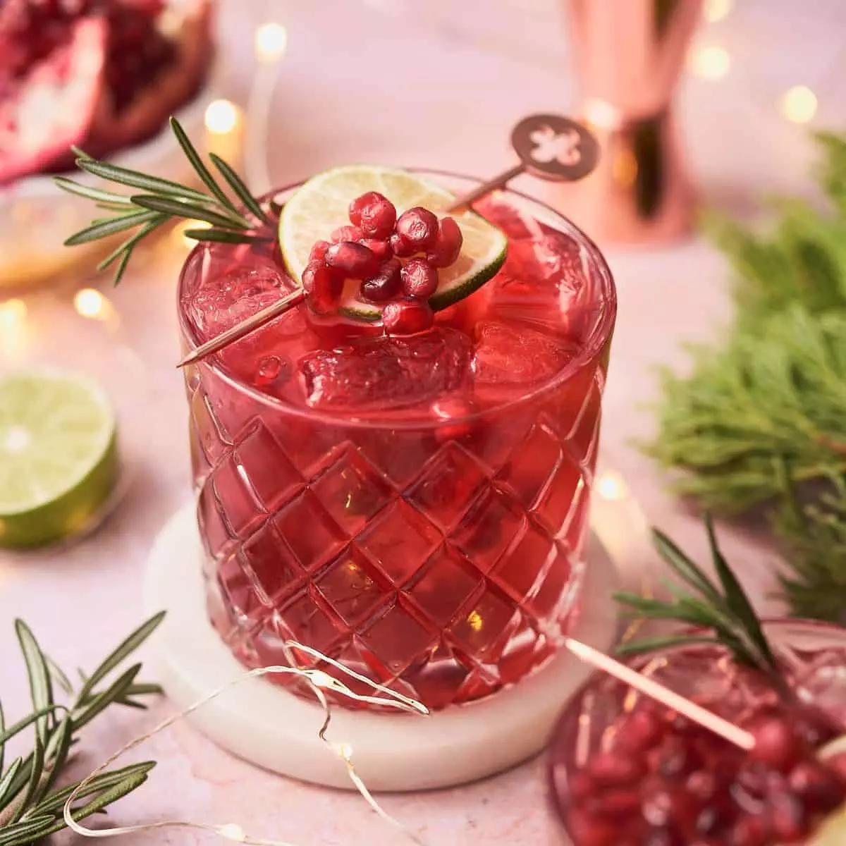 cocktail pomegranate gin