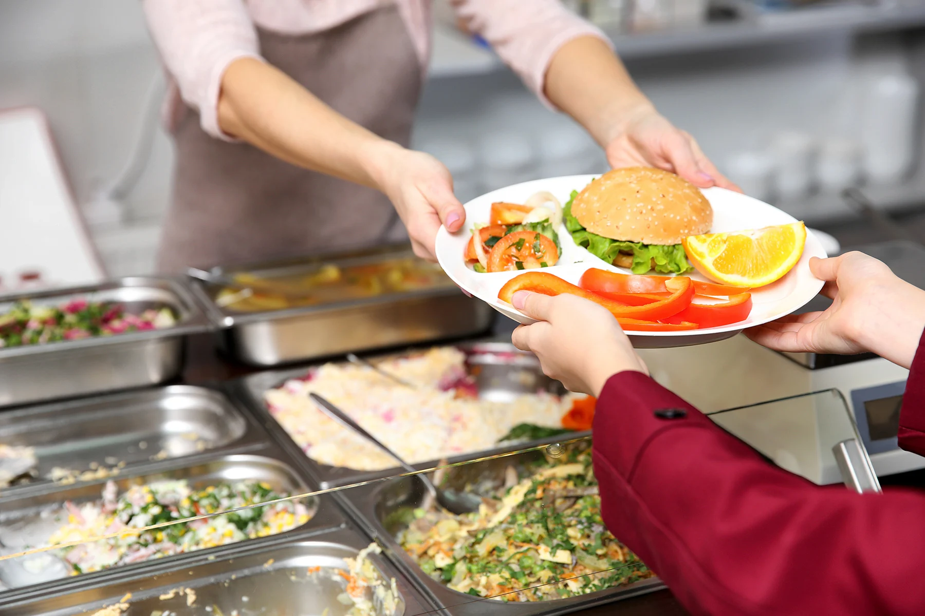 hình thức cafeteria service