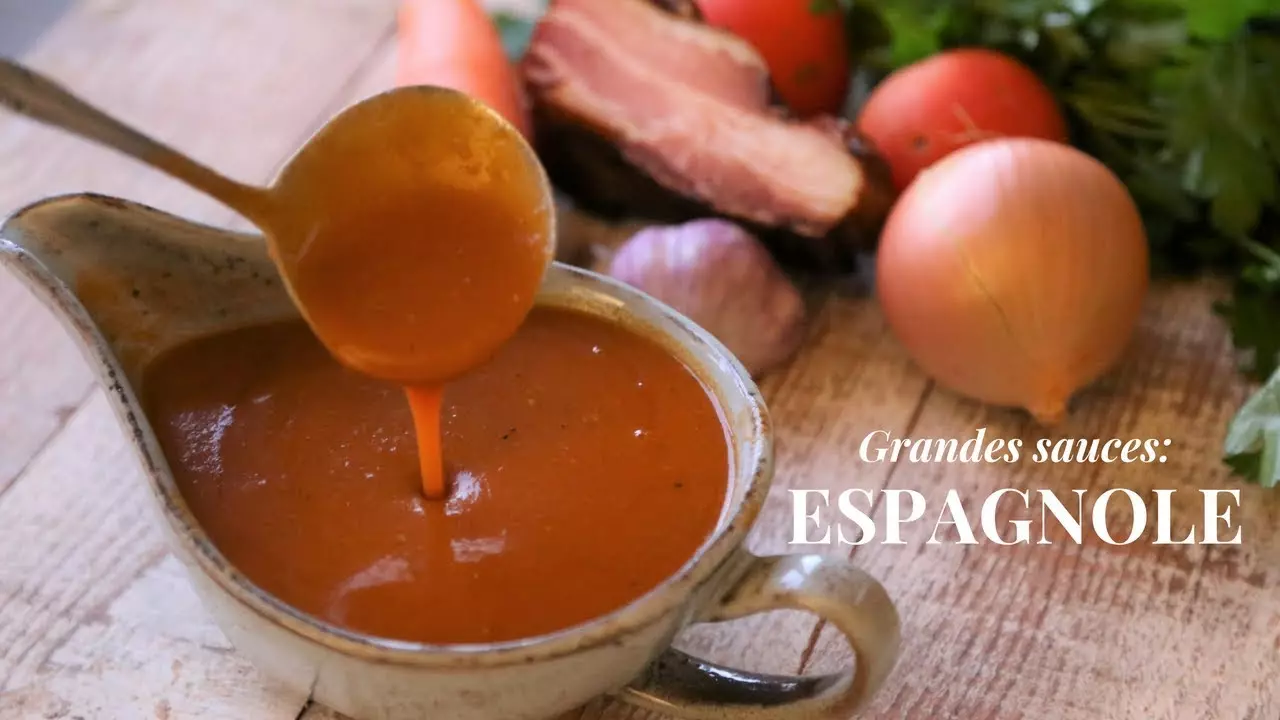 nước sauce espagnole