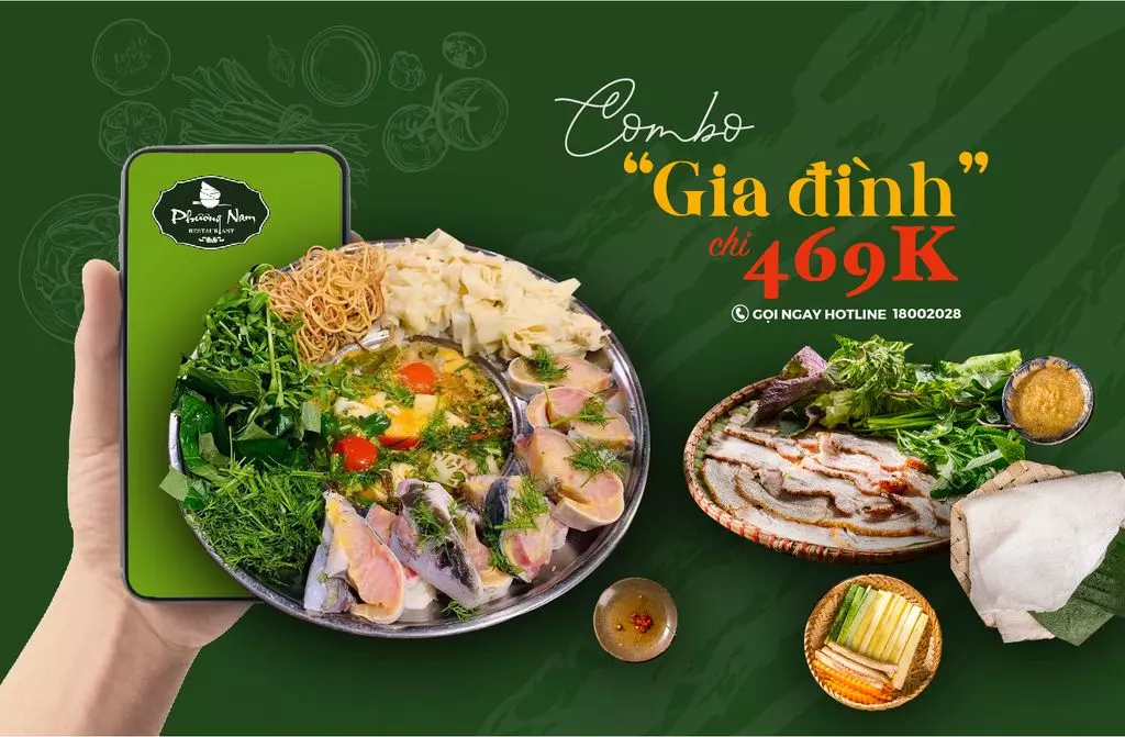 combo bữa ăn dành cho gia đình