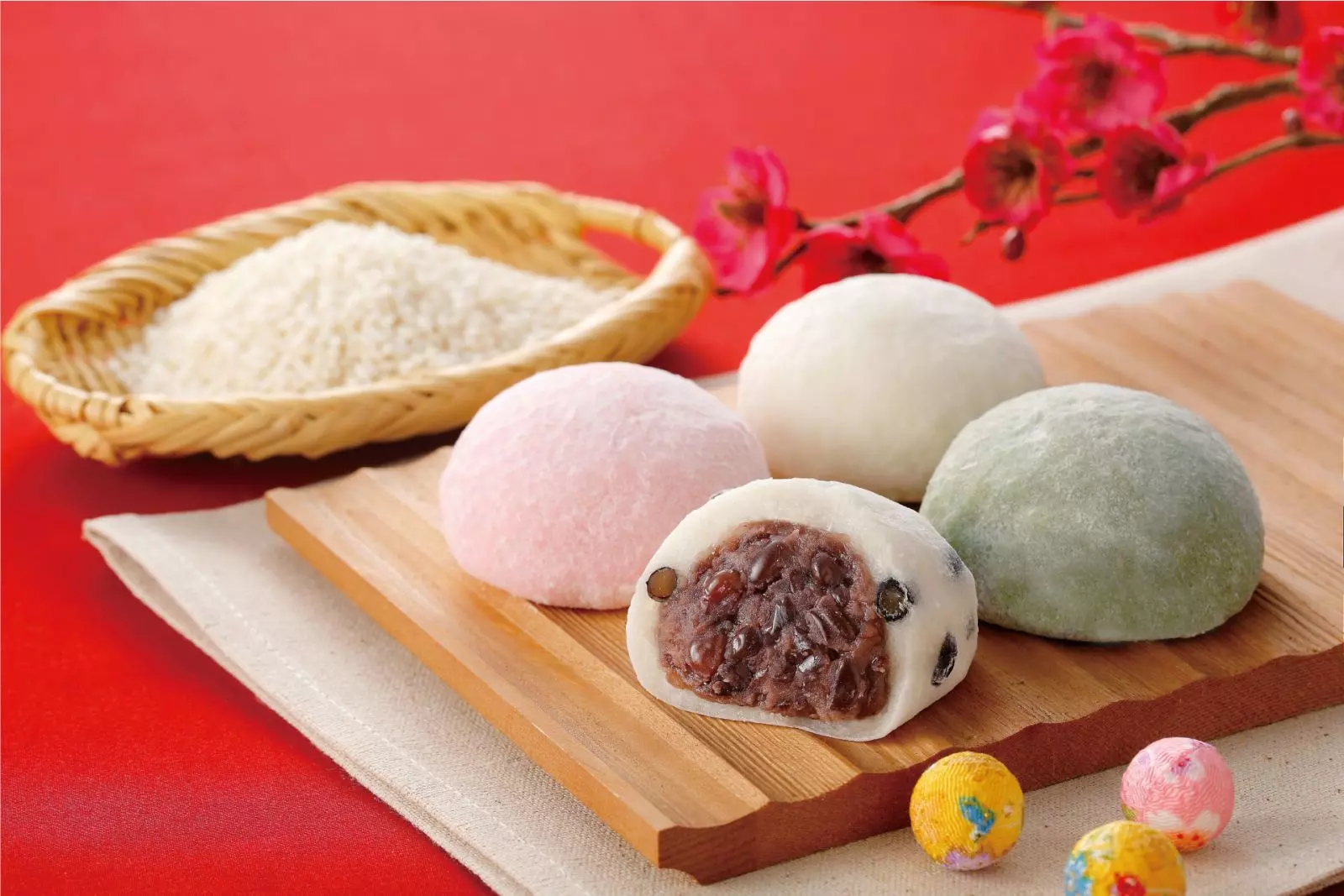 bánh mochi nhật bản