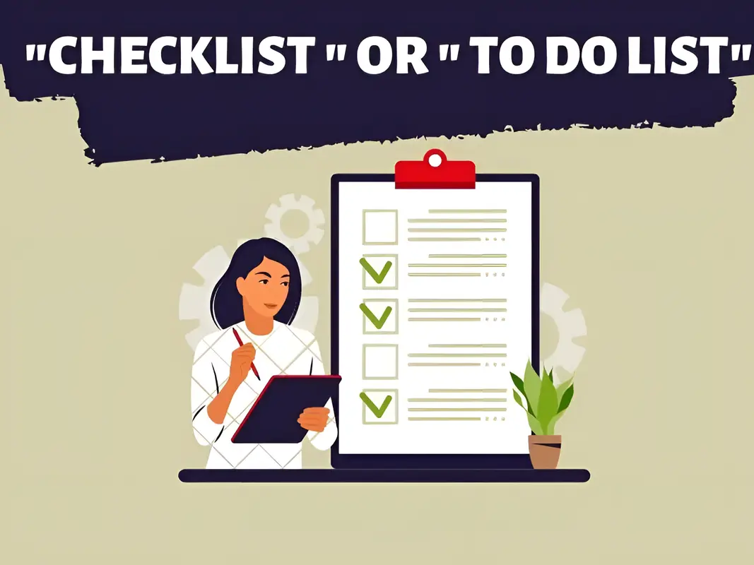 phân biệt checklist và to do list