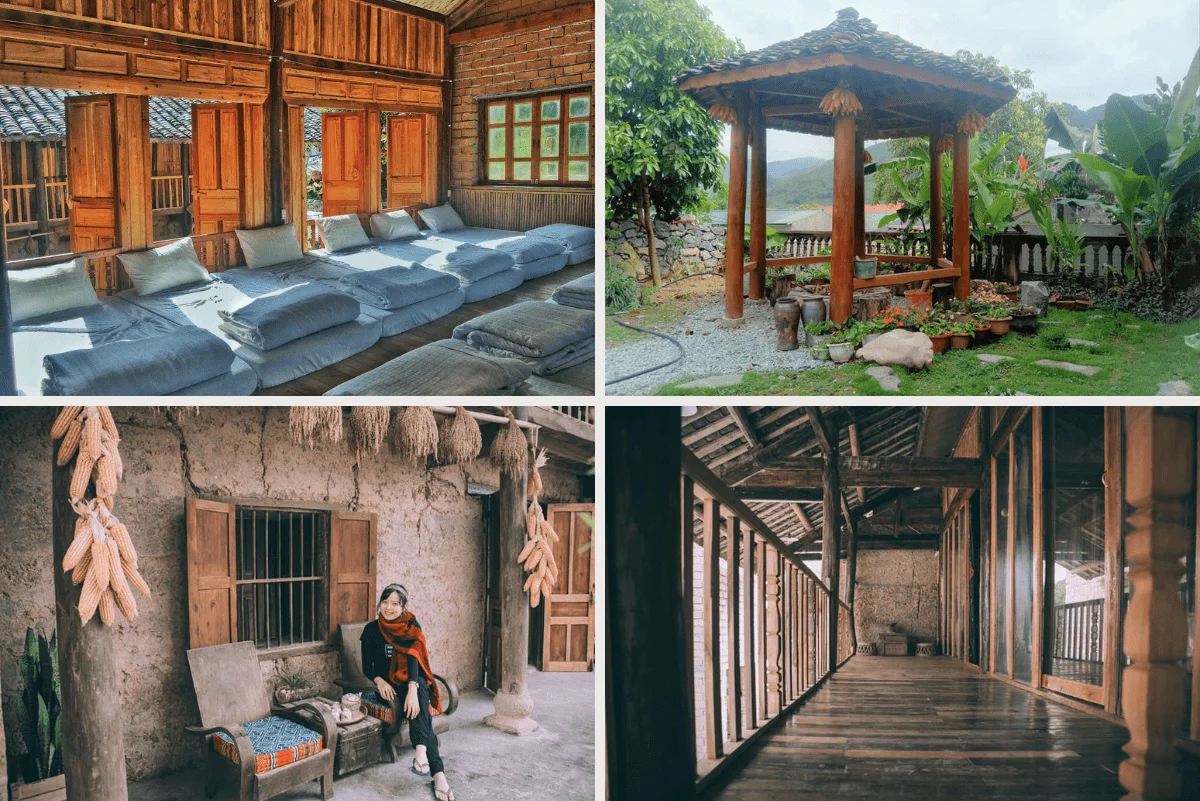 không gian sống tại Bống Bang Homestay ở Hà Giang