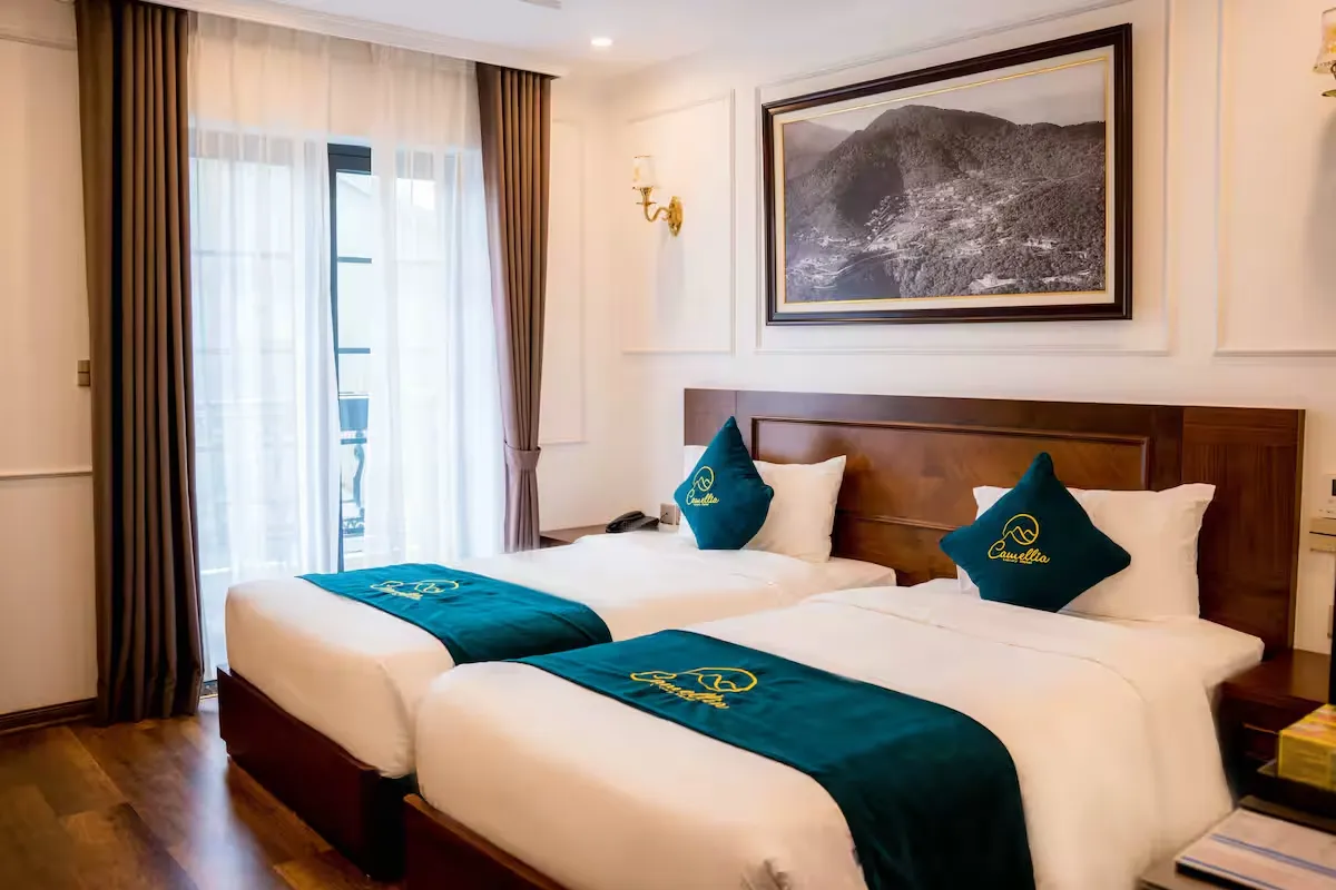 phòng nghỉ camellia luxury hotel tam đảo