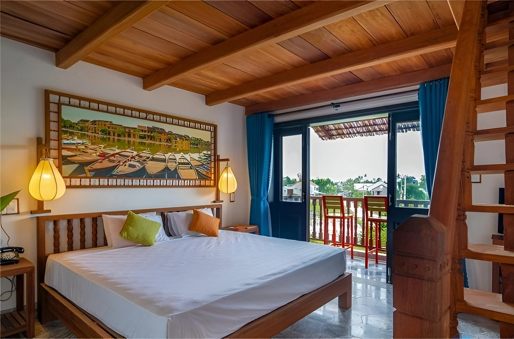 không gian lưu trú tiện nghi tại hội an lemongrass homestay