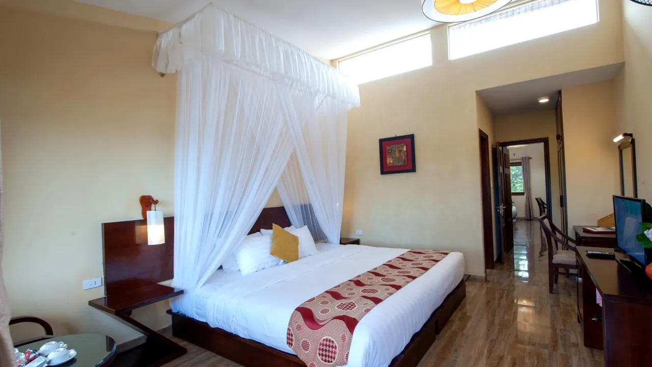 phòng villas tản đà spa resort ba vì