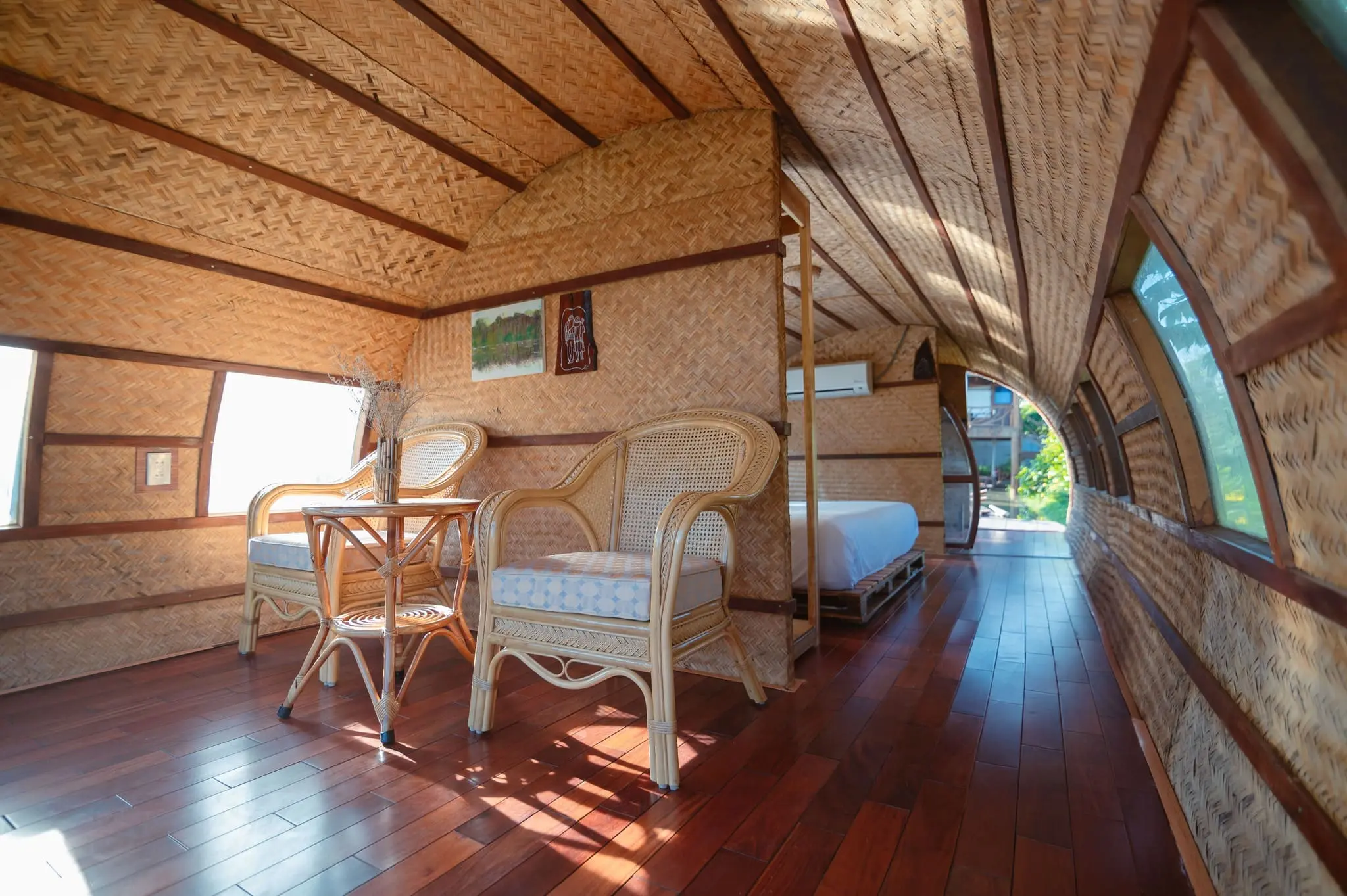 thuyền phòng tại Mekong Silt Ecolodge