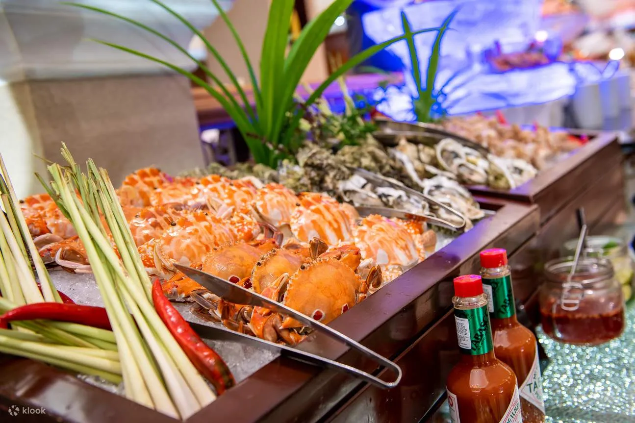 buffet hải sản  nhà hàng oven d or restaurant