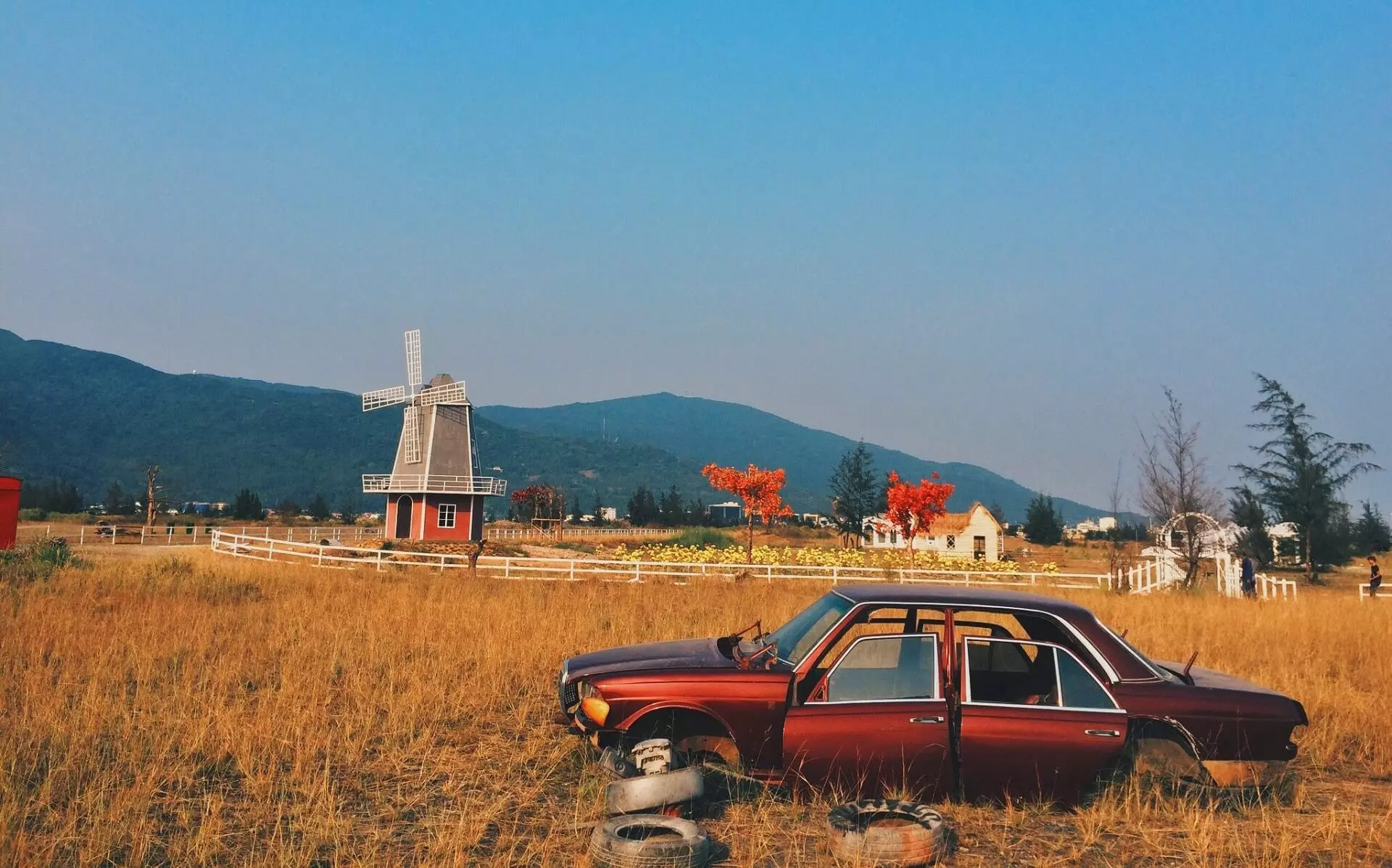 góc check in tại thuận phước field