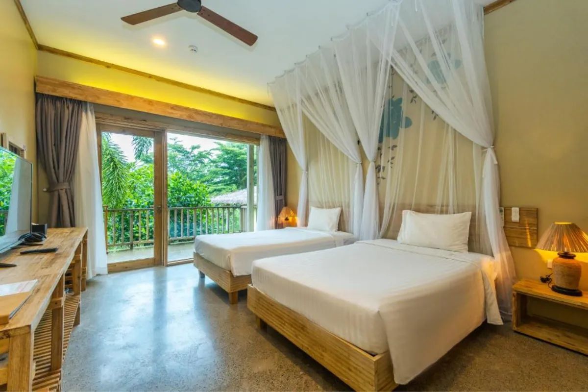 không gian nghỉ dưỡng giản dị tại lahana phú quốc resort