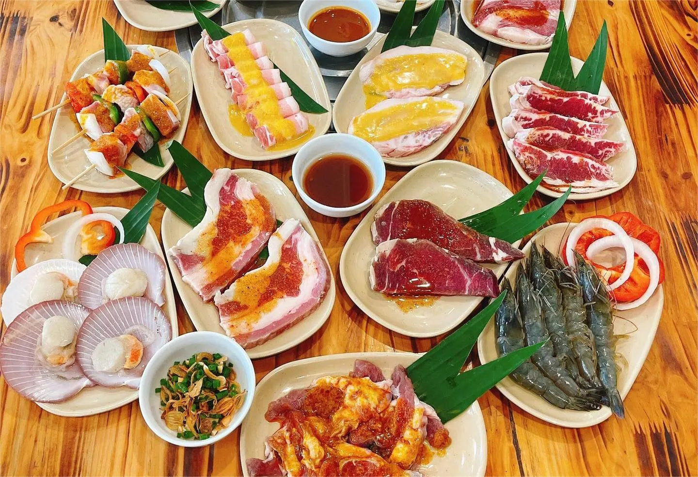 thức ăn đẹp mặt tại sochu bbq & sashimi