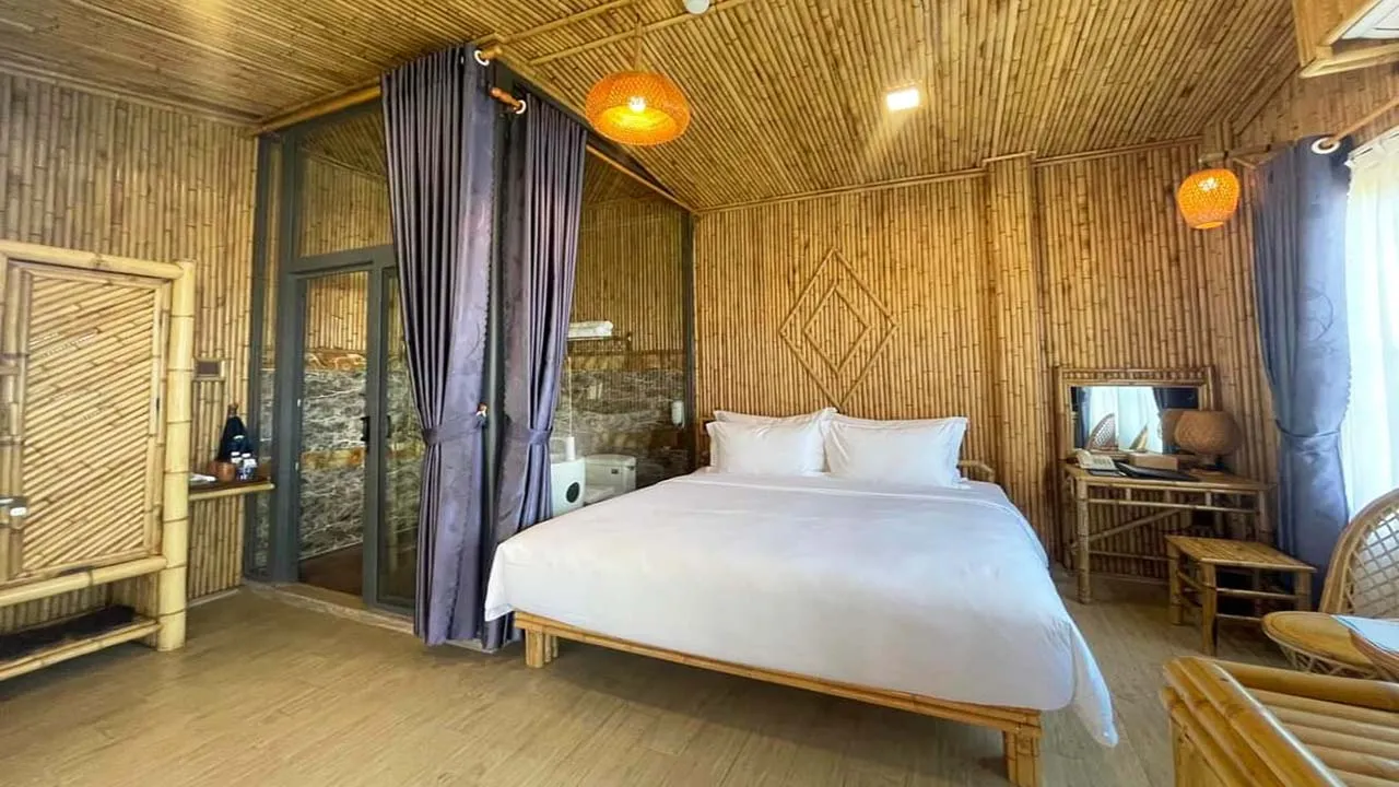 không gian mộc mạc tại cần thơ eco resort