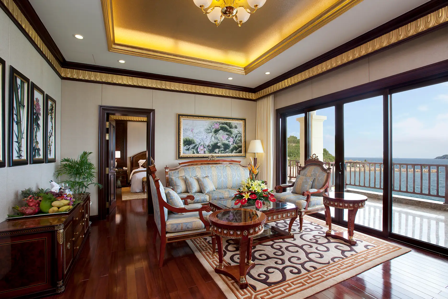 không gian sang trọng tại vinpearl luxury nha trang