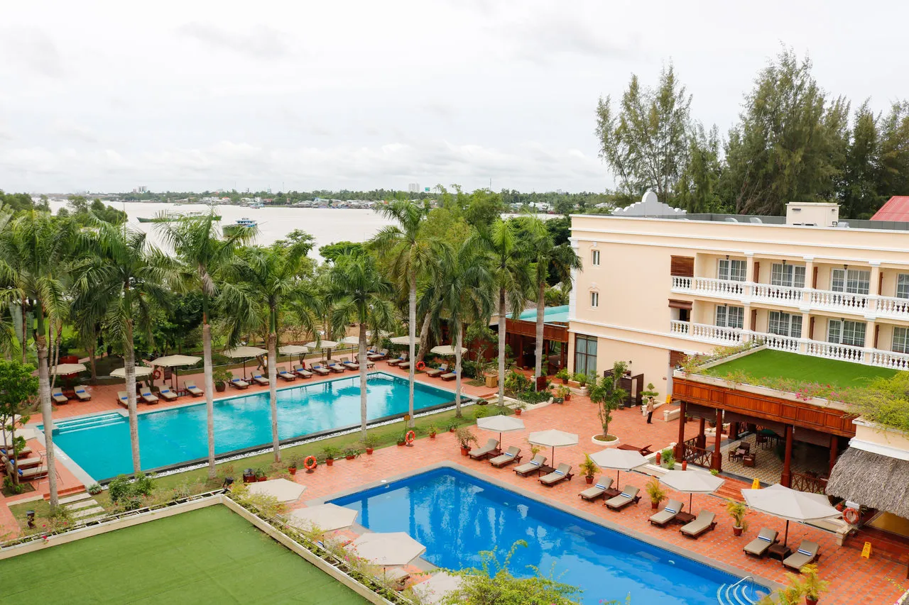 thành đạt resort cần thơ nhìn từ trên cao