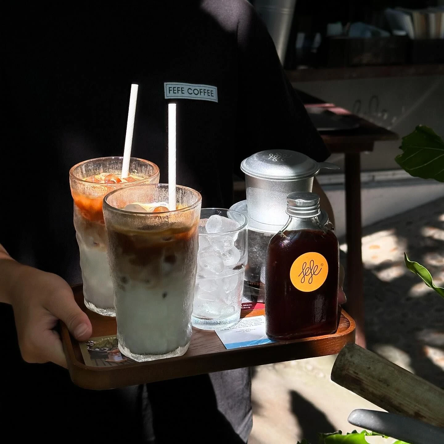 thực đơn tại fefe coffee 