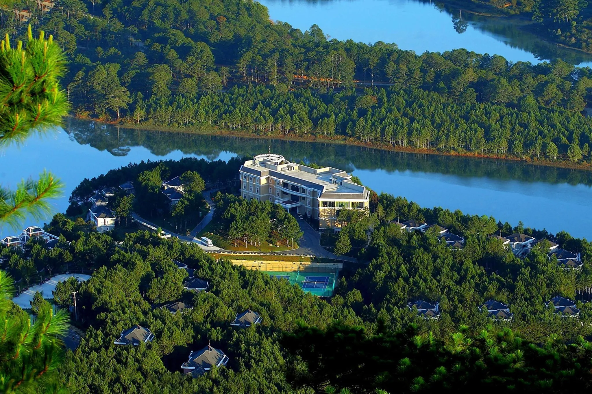 dalat edensee lake resort nhìn từ trên cao