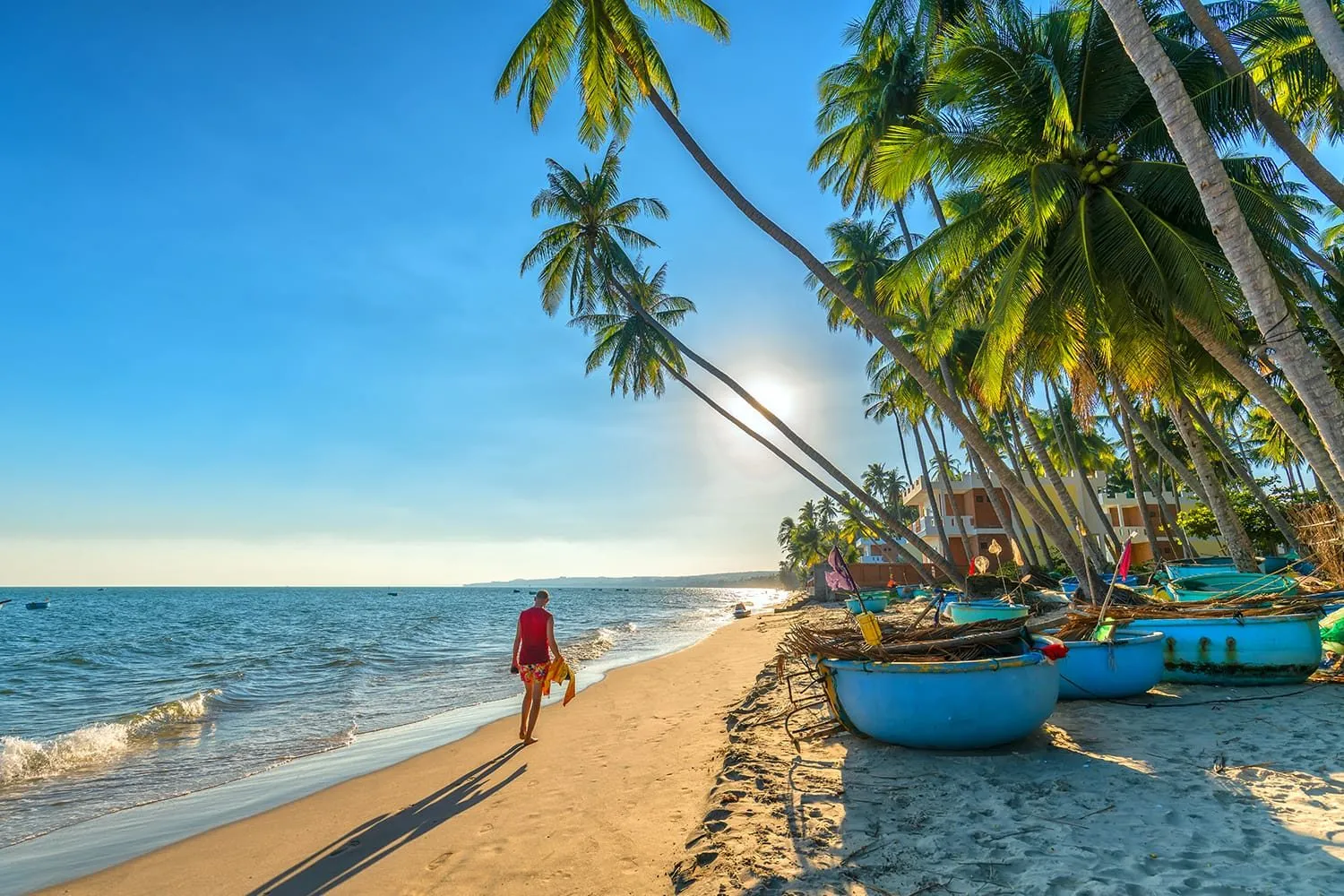 đi dạo tại làng chài mũi né