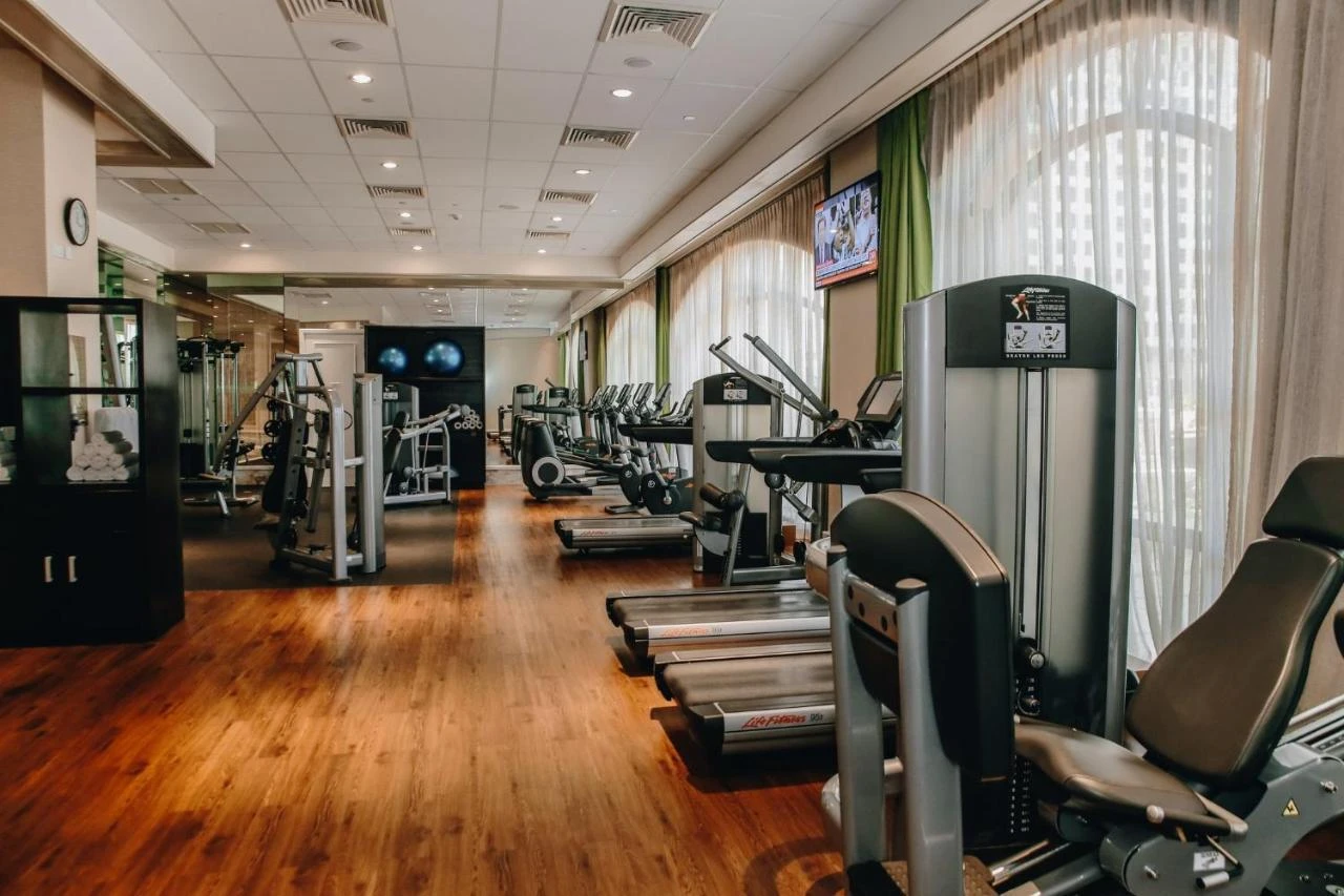 phòng gym tại intercontinental hồ tràm 