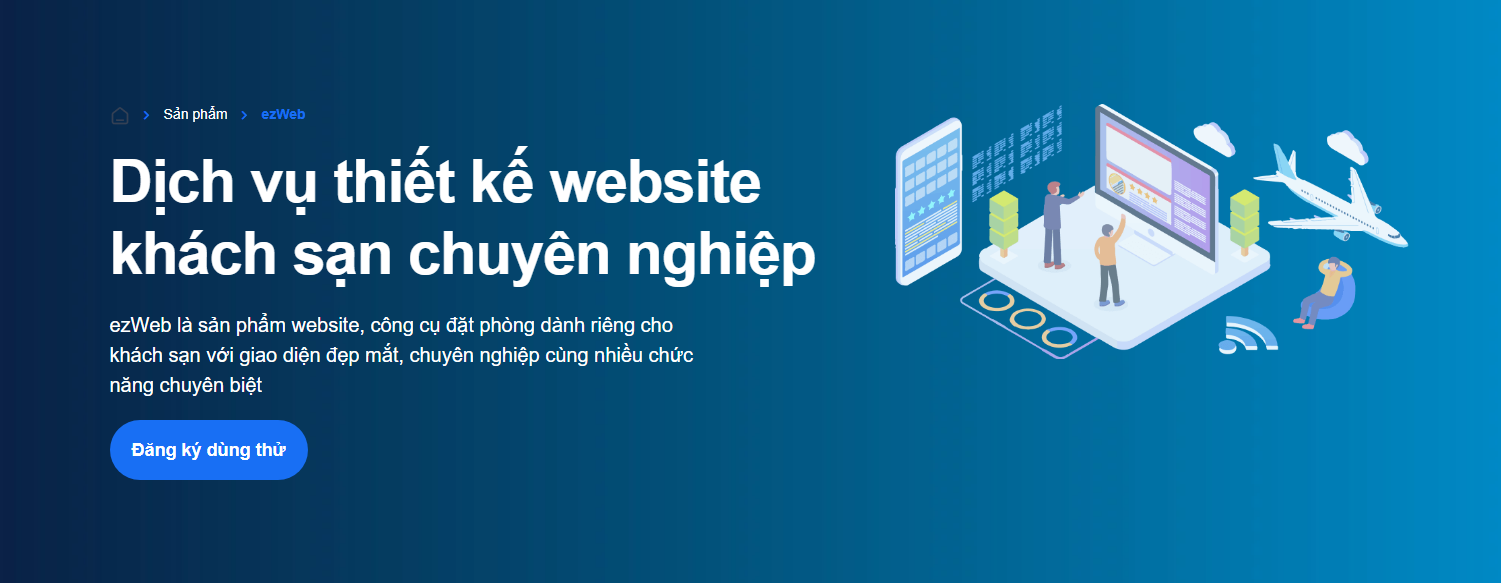 Thiết kế website khách sạn