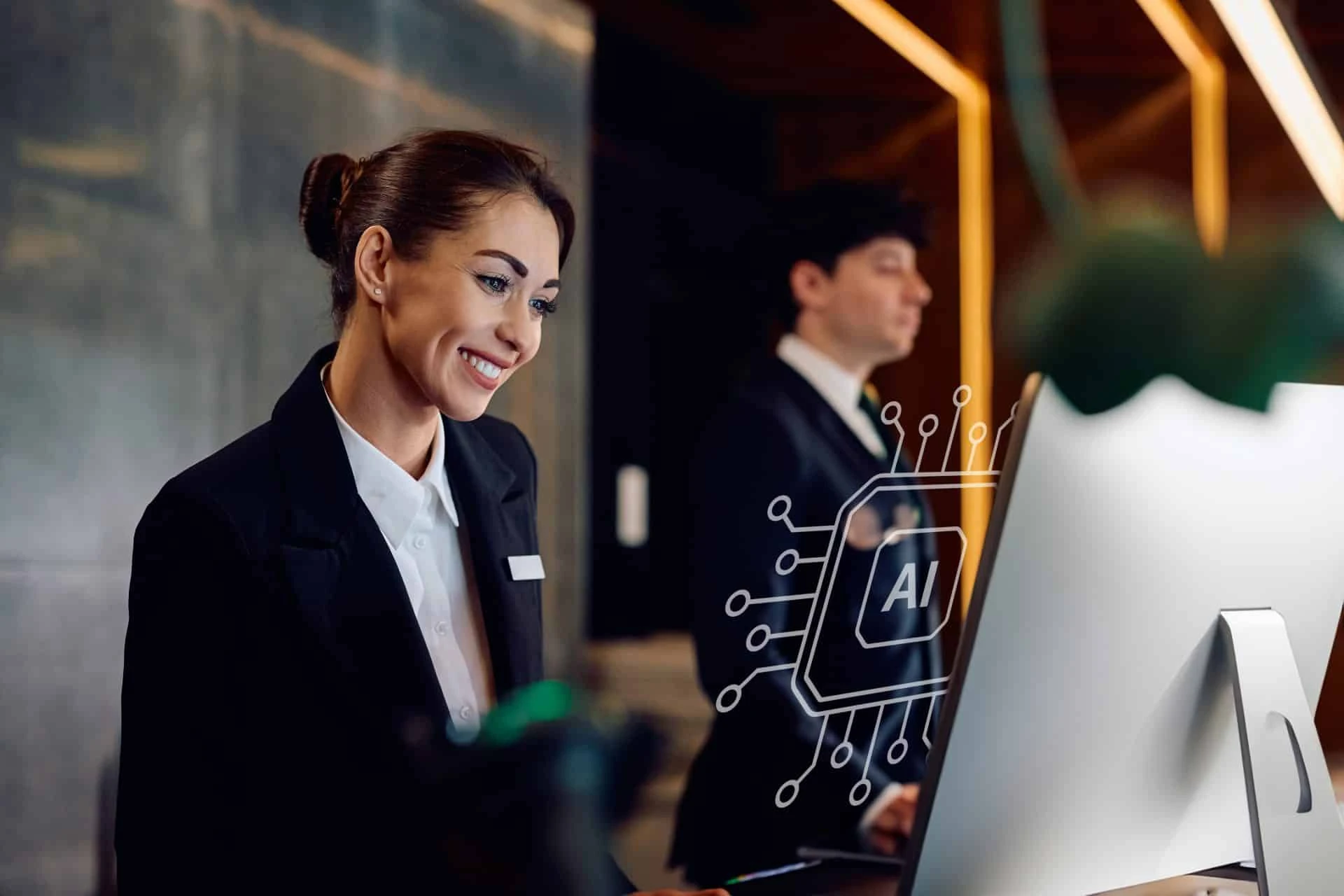 ai trong vận hành khách sạn 
