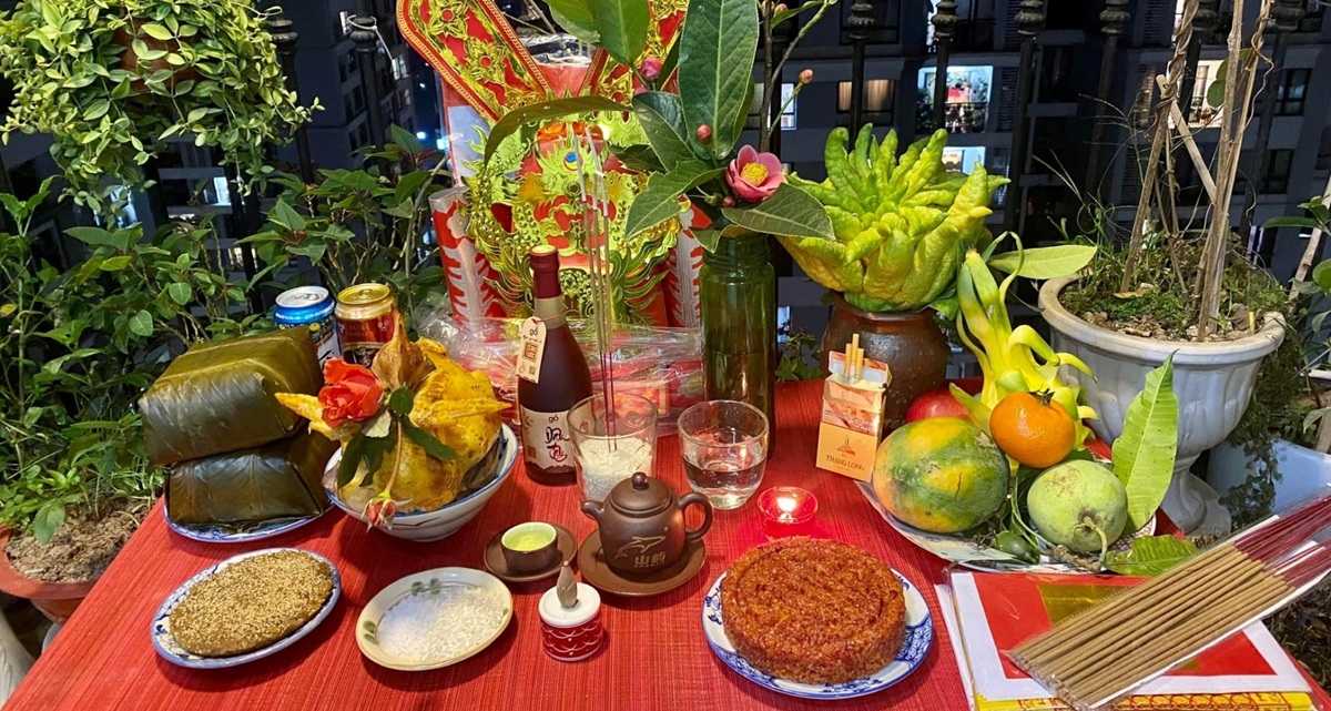 văn khấn giao thừa trong nhà