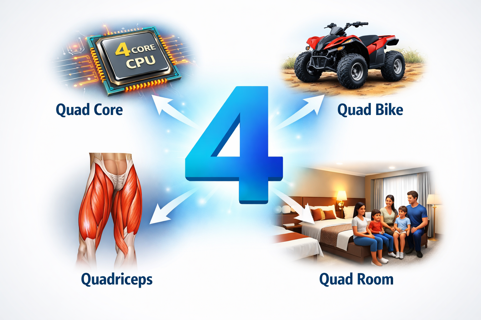 Tuy nhiên, trong ngành khách sạn, “quad” có một ý nghĩa rất rõ ràng và mang tính ứng dụng cao.