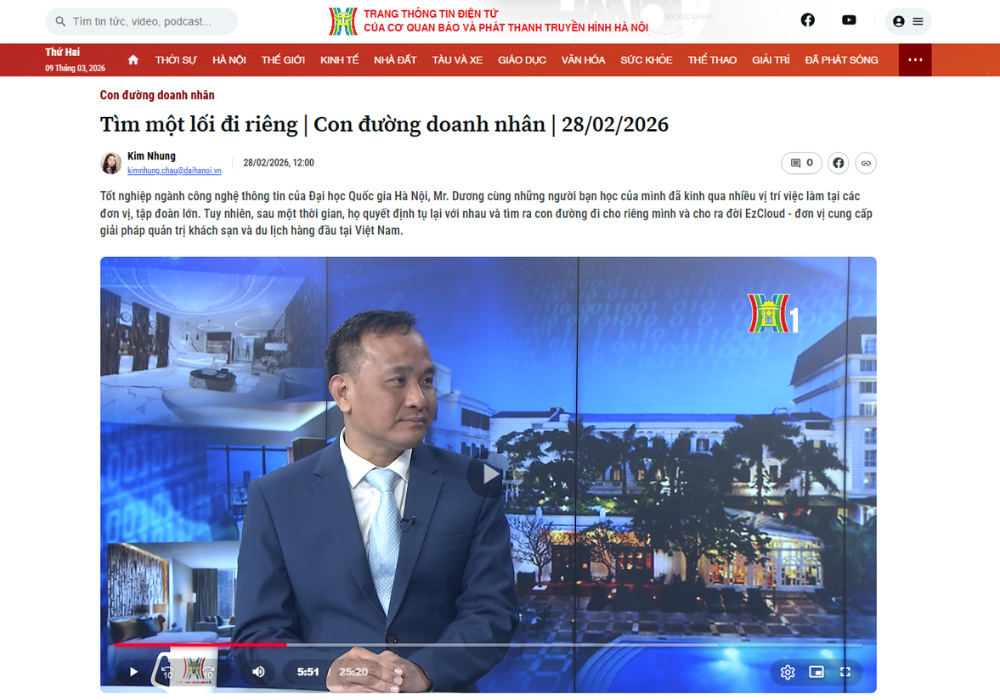 Xem chi tiết tại trang thông tin điện tử của Cơ quan Báo và Phát thanh Tuyền hình Hà Nội:  Tìm một lối đi riêng | Con đường doanh nhân