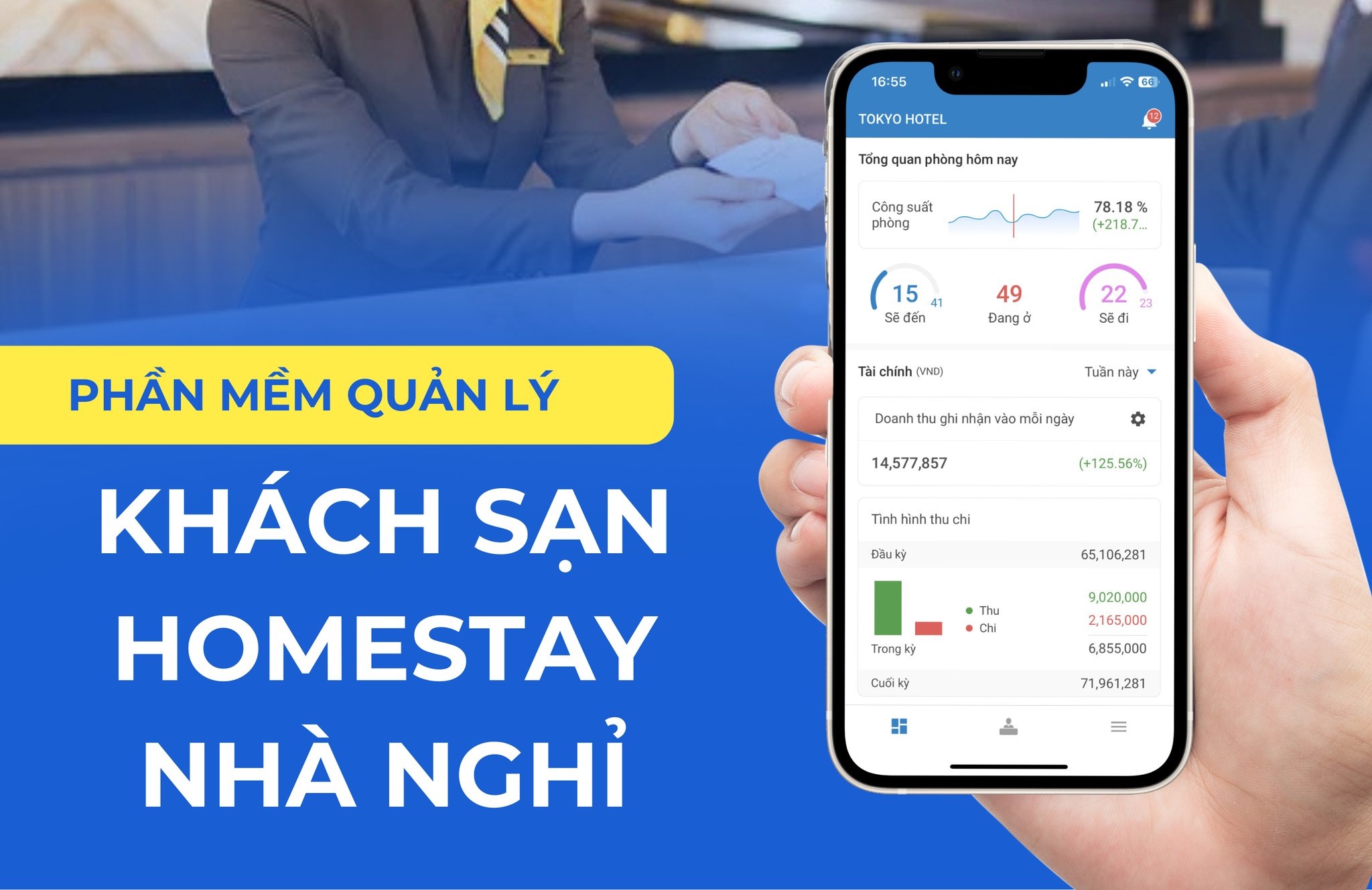 Phần mềm quản lý khách sạn