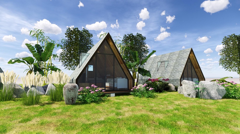 Mẫu homestay nhà vườn đơn giản